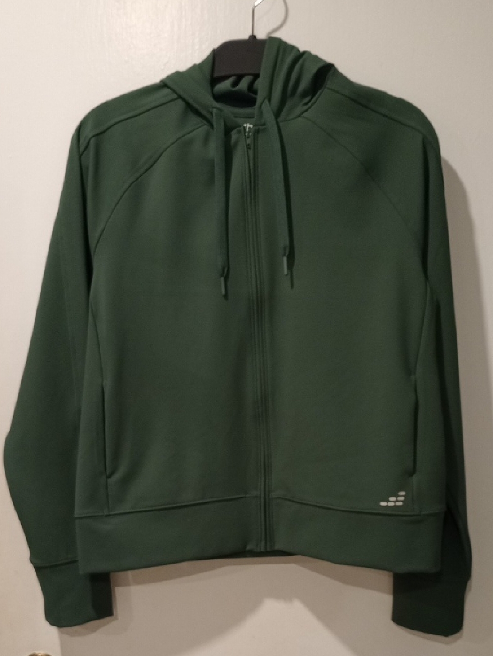 NWT Women's BCG Full Zip Crop Hooded Jacket | Size Large | Cilantro Color